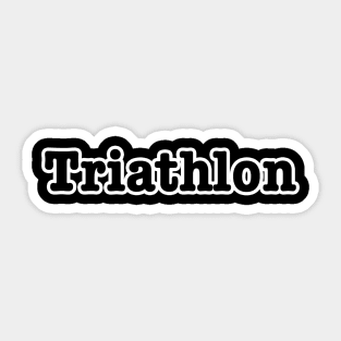 Triathlon Sticker